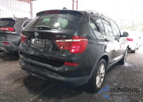 2017 BMW X3 xDrive28I z USA, uszkodzony, nr VIN 5UXWX9C50H0D96154